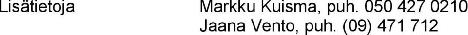 050 427 0210 Jaana
