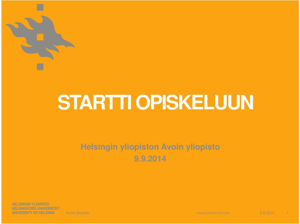 9.2014 Avoin yliopisto www.