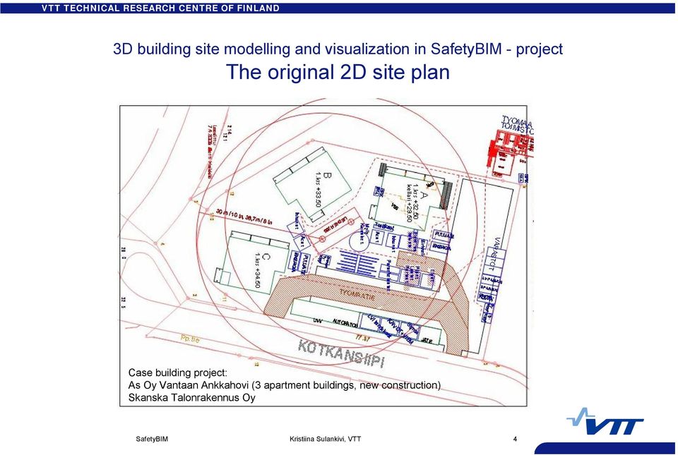 original 2D site plan (3