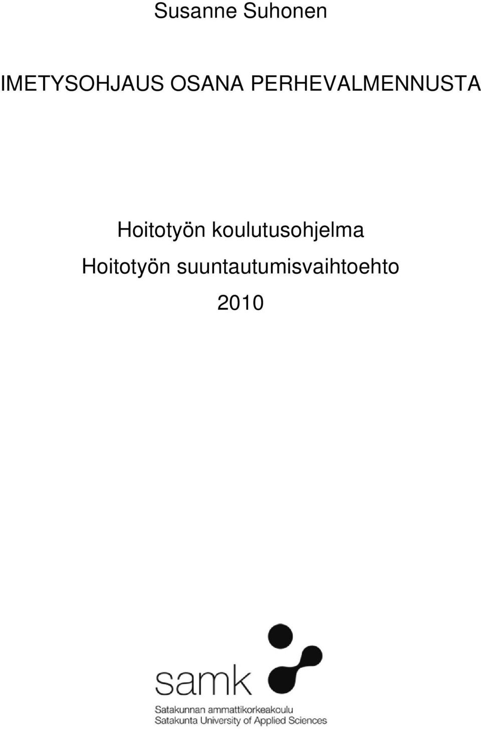 Hoitotyön koulutusohjelma