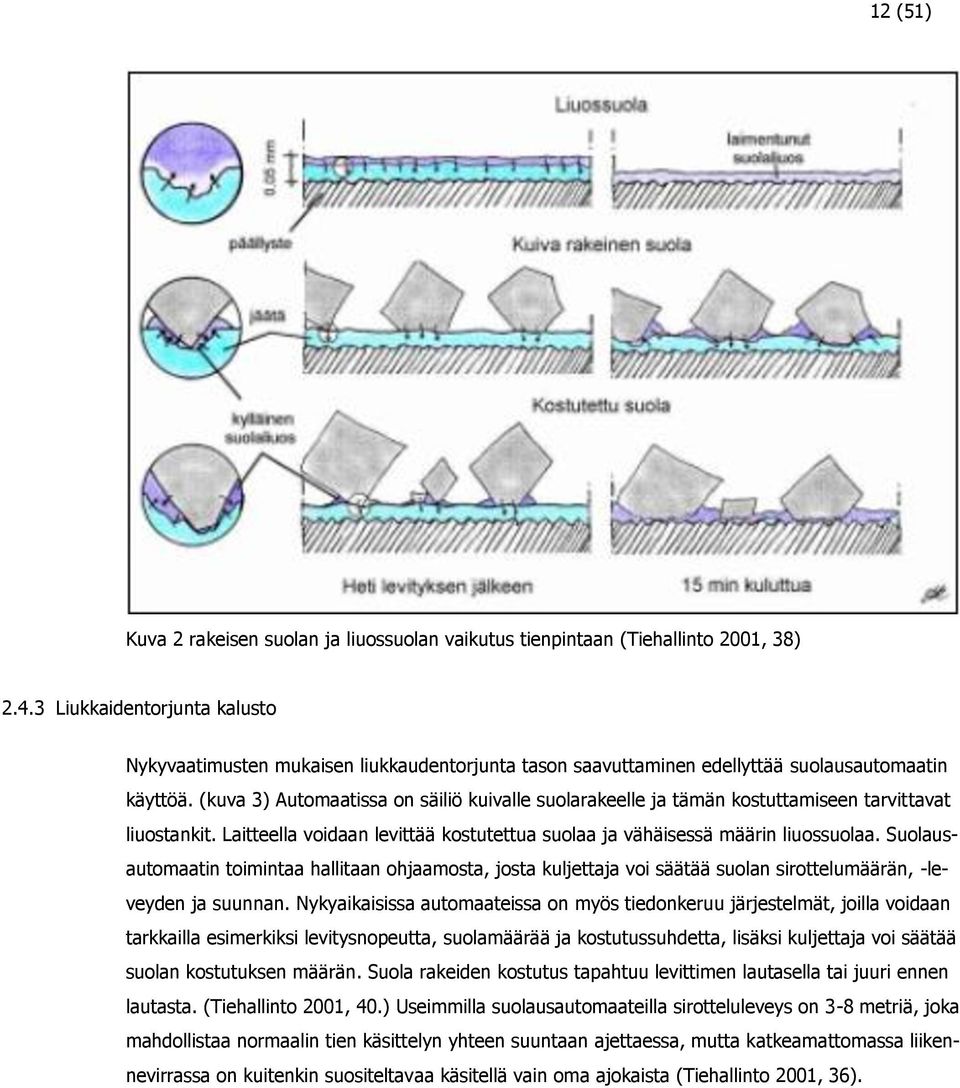 (kuva 3) Automaatissa on säiliö kuivalle suolarakeelle ja tämän kostuttamiseen tarvittavat liuostankit. Laitteella voidaan levittää kostutettua suolaa ja vähäisessä määrin liuossuolaa.