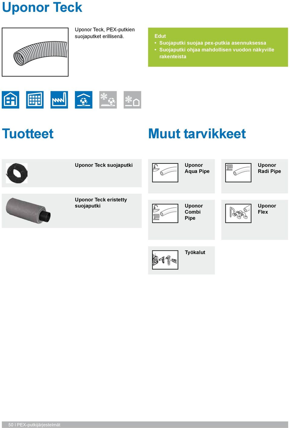 mahollisen vuoon näkyville rakenteista Tuotteet Muut tarvikkeet Teck