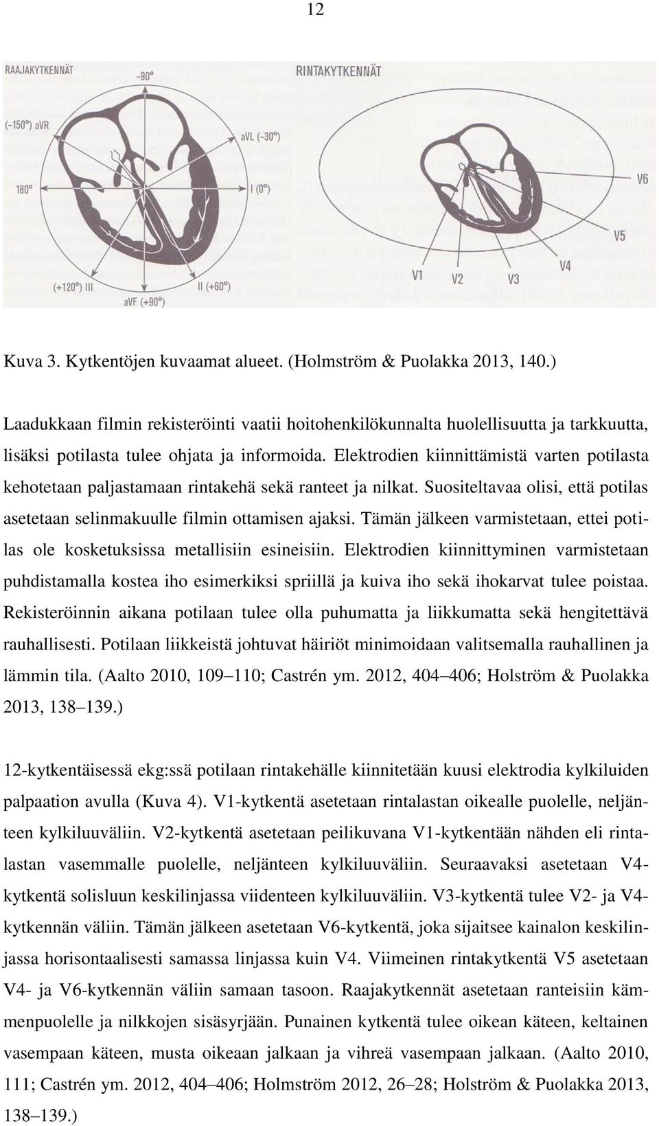 Elektrodien kiinnittämistä varten potilasta kehotetaan paljastamaan rintakehä sekä ranteet ja nilkat. Suositeltavaa olisi, että potilas asetetaan selinmakuulle filmin ottamisen ajaksi.