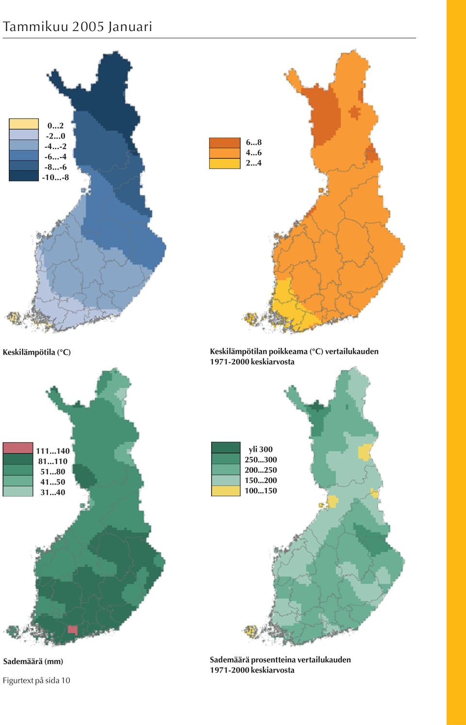 ..4 Keskilämpötila ( C) Keskilämpötilan poikkeama ( C) vertailukauden