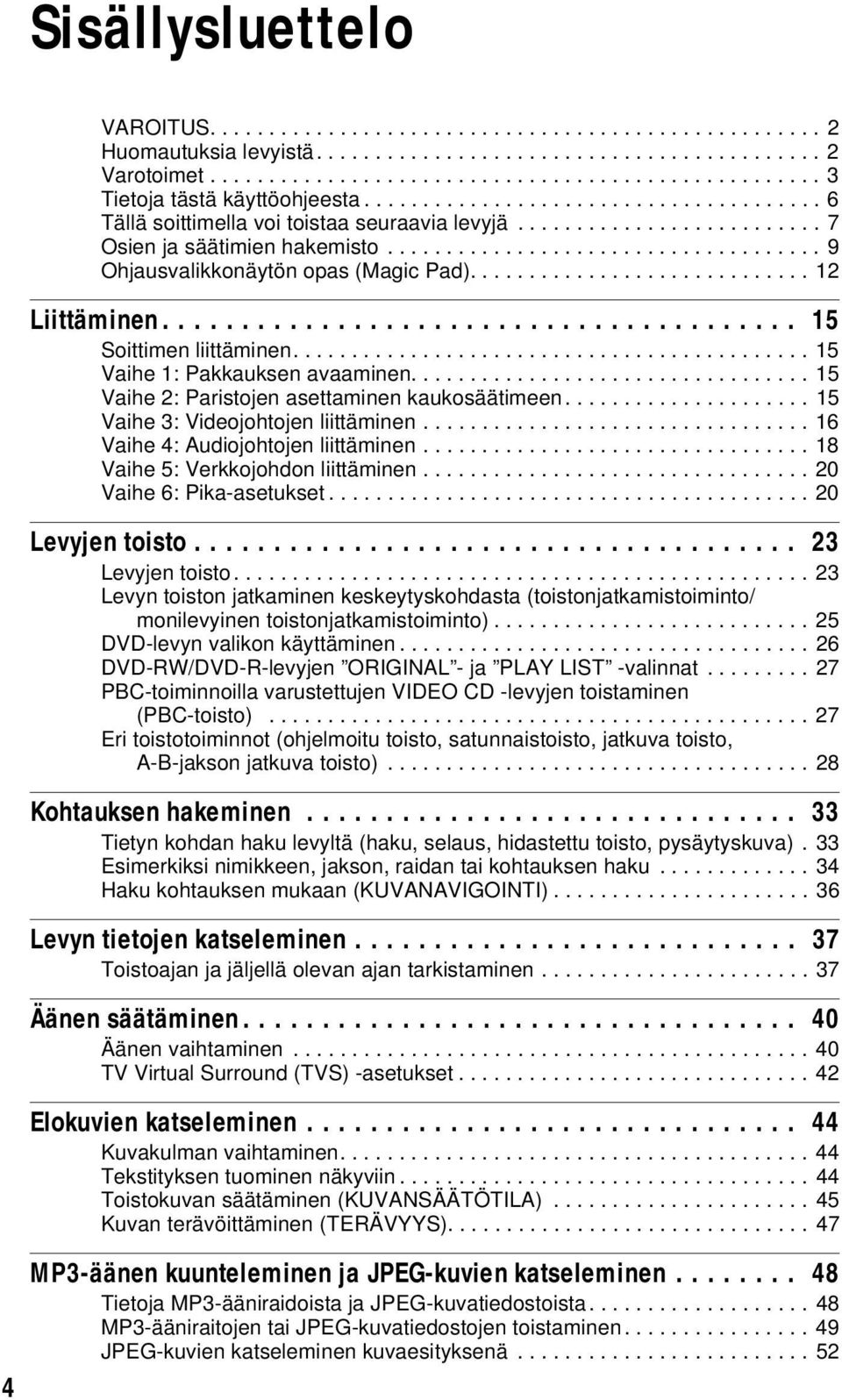 ............................ 12 Liittäminen........................................ 15 Soittimen liittäminen............................................ 15 Vaihe 1: Pakkauksen avaaminen.