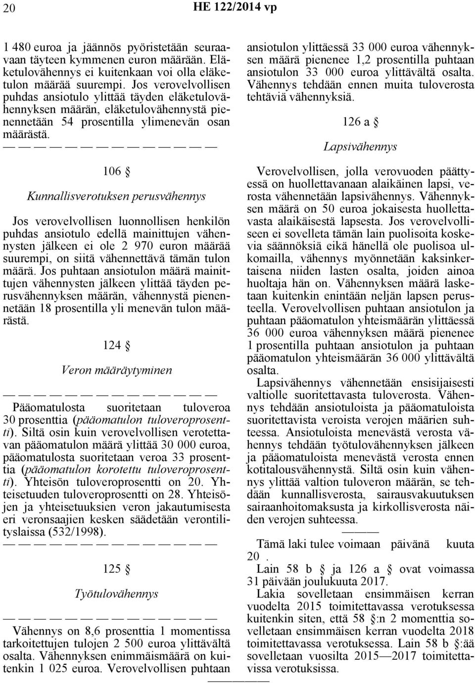 ansiotulon ylittäessä 33 000 euroa vähennyksen määrä pienenee 1,2 prosentilla puhtaan ansiotulon 33 000 euroa ylittävältä osalta. Vähennys tehdään ennen muita tuloverosta tehtäviä vähennyksiä.