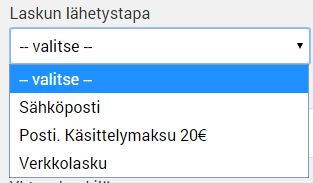 Valitse tarvittaessa oikea toimipaikka. Täydennä henkilötiedot ja sähköpostiosoitteet.