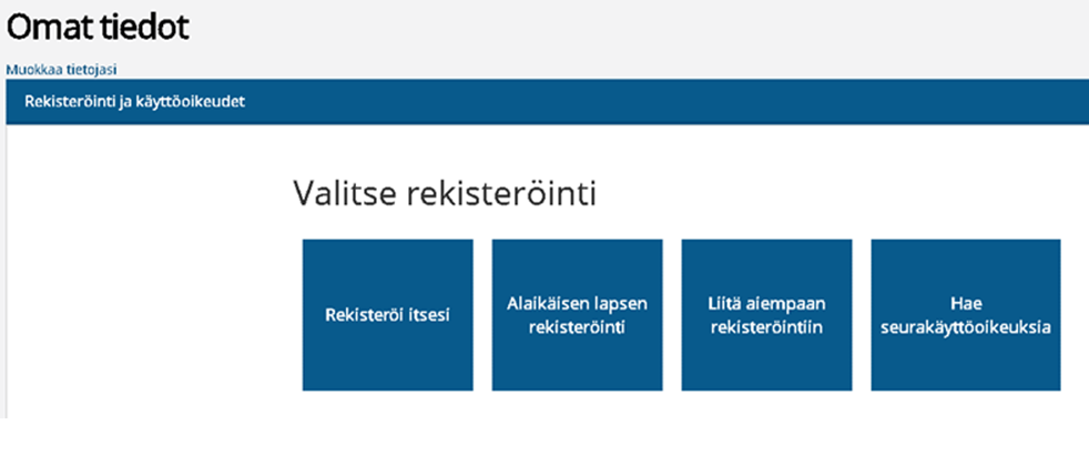 JOS HAET VAIN SEURAN KÄYTTÖOIKEUKSIA KLIKKAA TÄSTÄ!