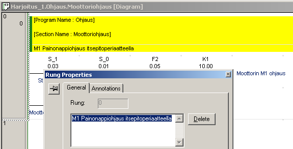 virtapiiriin valitaan kohdassa, johon lisäys halutaan, hiiren oikea painike ja pikavalikosta Insert Row lisättäessä rivi (ALTGR+nuoli alas) Insert Rung Column lisättäessä sarake (ALTGR+nuoli