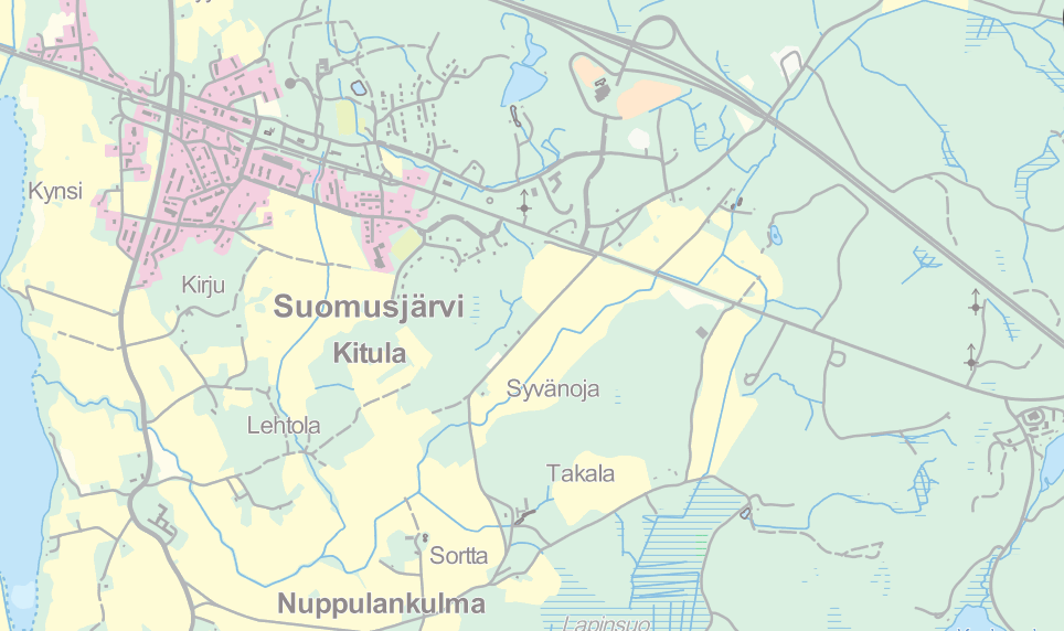 SUOMUSJÄRVEN KOULU LIITE 12 Suomusjärven koulu 110 tien varsi ALUEEN KUVAUS SEKÄ LIIKENTEEN VAARATEKIJÄT Suomusjärven koulu sijaitsee 30 kilometrin päässä Salon keskustasta Helsingin suuntaan,