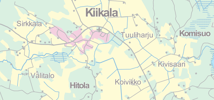 KOMISUON KOULU LIITE 13 Komisuon koulu Rekijoentie Suomusjärventie ALUEEN KUVAUS SEKÄ LIIKENTEEN VAARATEKIJÄT Komisuon koulu on entisen Kiikalan kunnan keskusta-alueen ulkopuolella sijaitseva