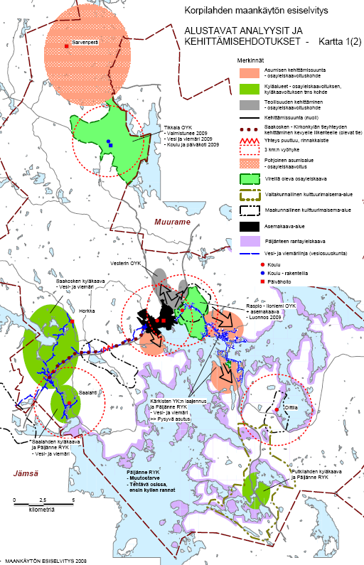 ESSU - kartta 1 Kirkonkylän