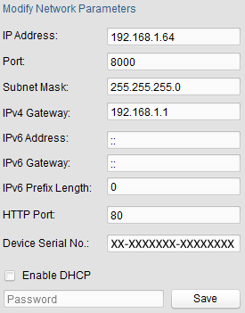 Kuva 3 5 IP-osoitteen muuttaminen 4. Vahvista IP-osoitteen muutos antamalla salasana.