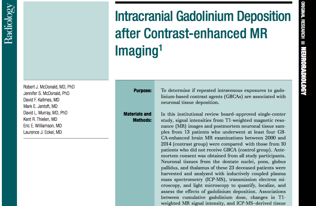 McDonald R et al 2015 Epub