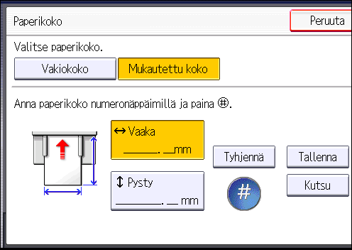Kopioiminen ohisyöttötasolta 5. Paina [OK] kaksi kertaa.