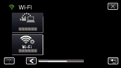 Wi-Fi-käyttö QR-koodin luomisen avulla (GZ-EX315/GZ-EX310) TV MONITORING o Asetus (kun asetus on määritetty, aloita alla olevasta Normaali toiminta -kohdasta) 0 Voit sallia tallennuksen suorittamisen