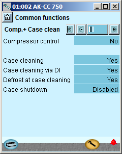 Konfigurointi - jatkoa Yhteisten toimintojen määrittely 1. Mene konfigurointivalikkoon 2. Valitse Common functions (yhteiset toiminnot) 3.