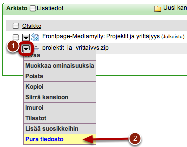 Tiedoston tallentaminen Valittuasi tiedoston näet sen tiedot listalla. Voit halutessasi tuoda listalle useita tiedostoja. Kun olet tuonut kaikki haluamasi tiedostot, napsauta Tallenna.