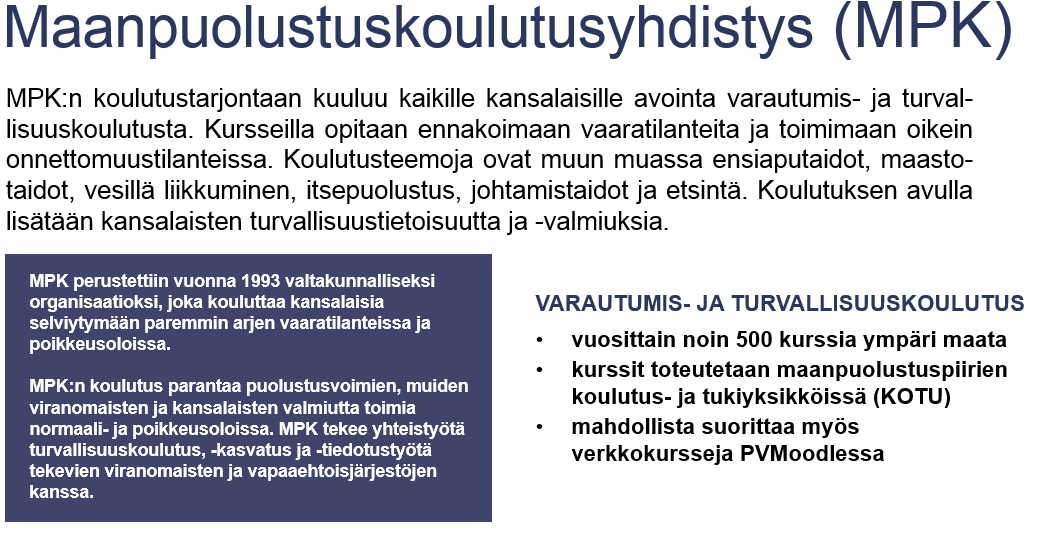 Harjoituksen johtajat sekä kurssien johtajat ja kouluttajat ovat vahvasti sitoutuen antaneet tärkeän panoksensa Hoikka 2016 toteuttamiseen.