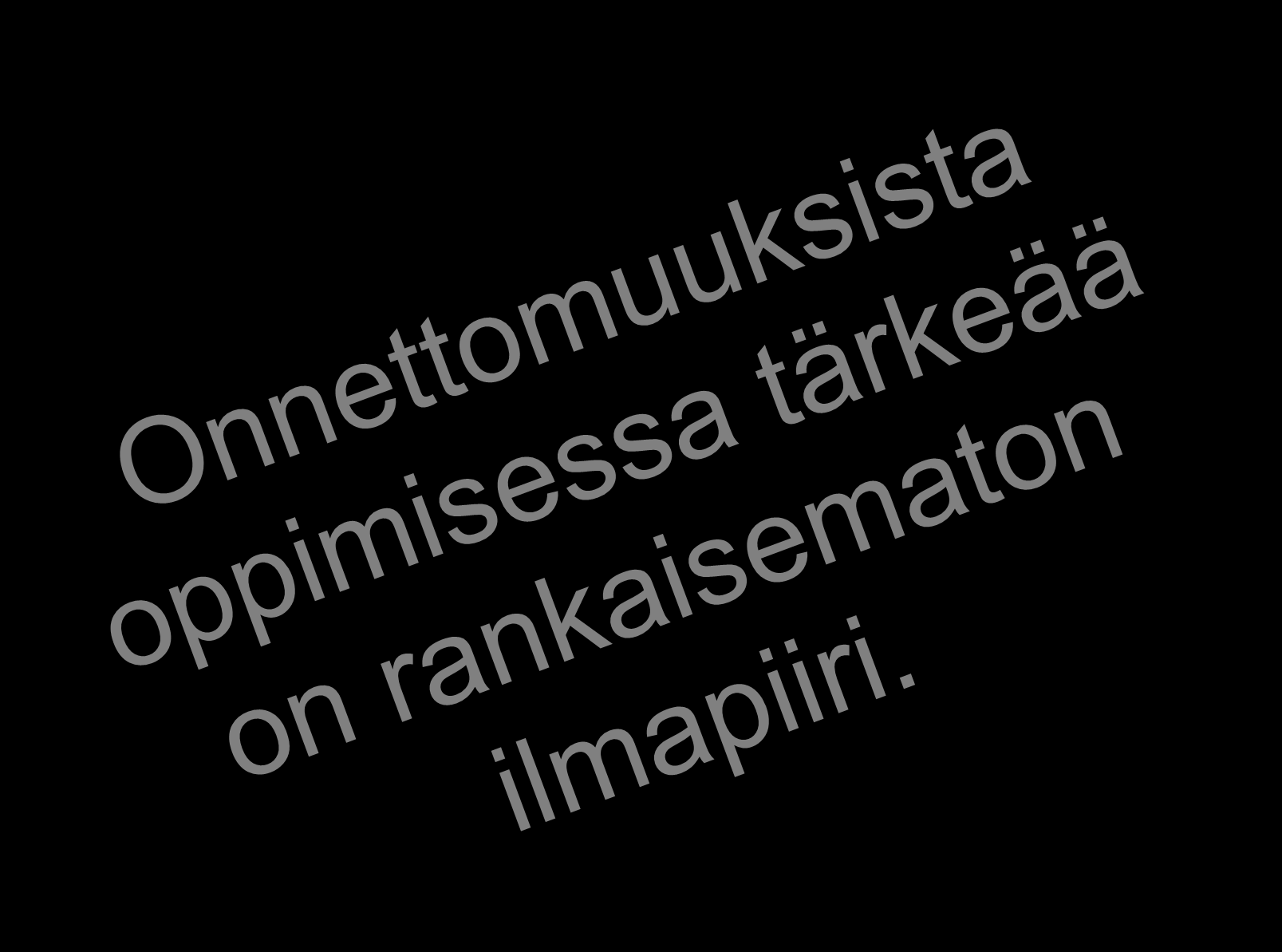 Onnettomuuksien tutkiminen HAETAANKO? Syyllisiä? vai Syitä?