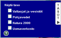 Vaihda karttapohja Tee uudelleen Kumoa Poista kaikki kasvulohkojen jaot Suurenna/ pienennä Lisää