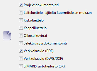 Simaris-ohje, ver 1.0 11 5. PDF-muotoisten tulosteiden hallinta Pääkaavion suunnittelutilassa ikkunan yläreunasta voidaan valita, mitä tietoja pääkaaviossa näkyy.