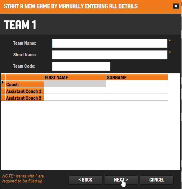 Team Name - joukkueen koko nimi Short Name - joukkueen nimen lyhenne Team Code - kolmimerkkinen lyhenne joukkueen