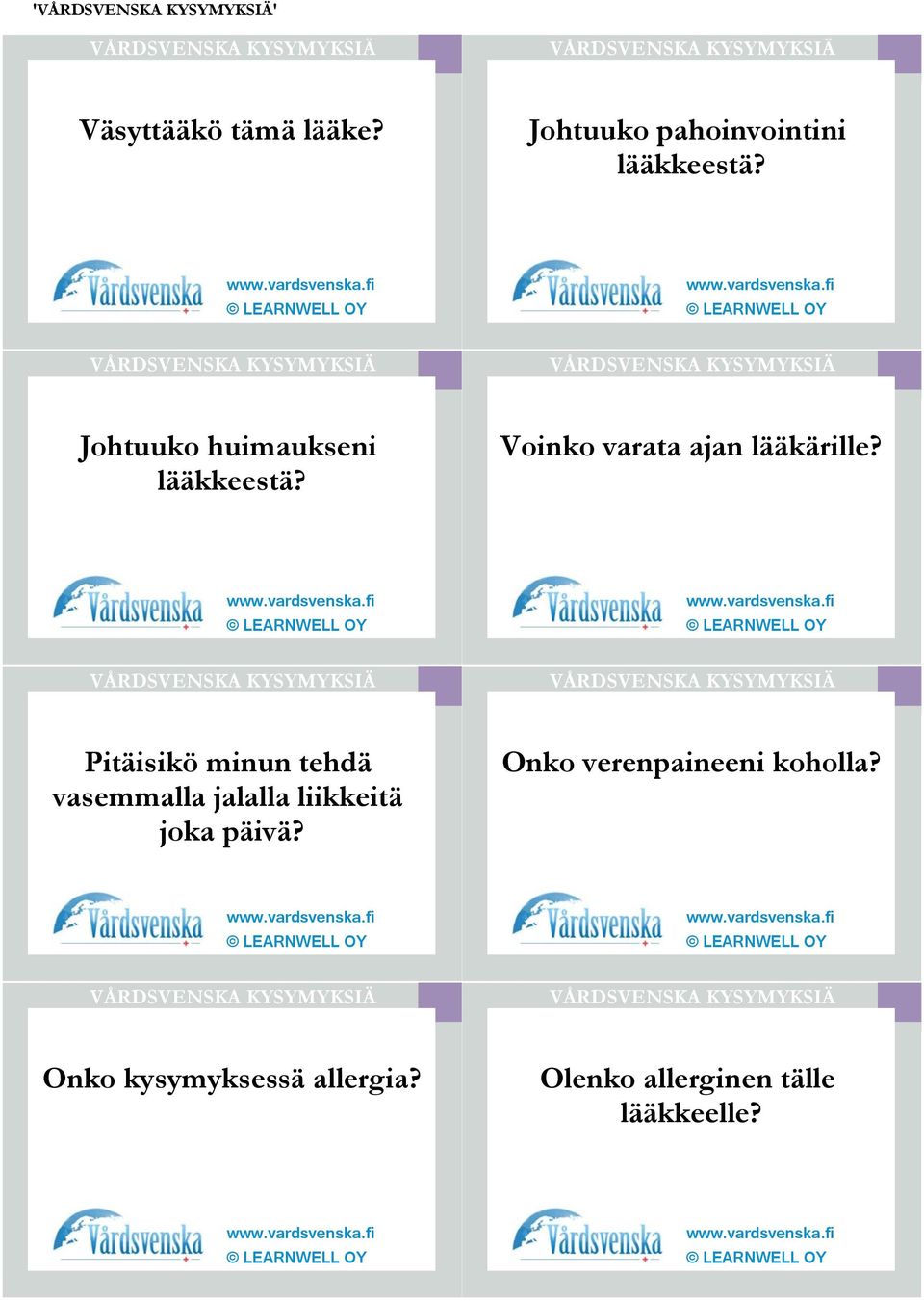 Pitäisikö minun tehdä vasemmalla jalalla liikkeitä joka päivä?