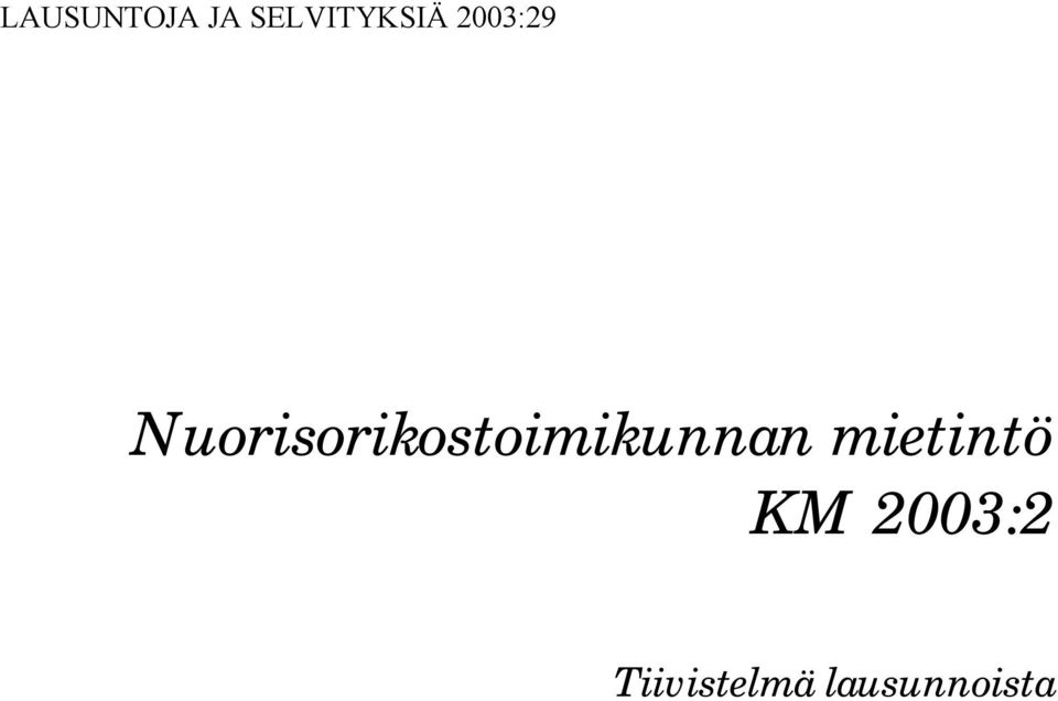 Nuorisorikostoimikunnan