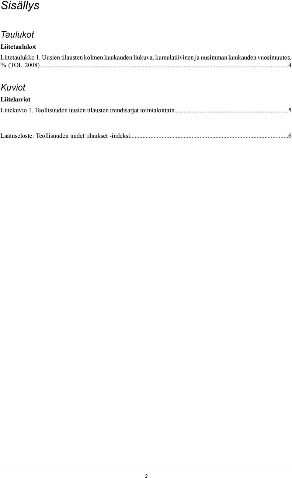 kuukauden vuosimuutos, % (TOL 2008)...4 Kuviot Liitekuviot Liitekuvio 1.