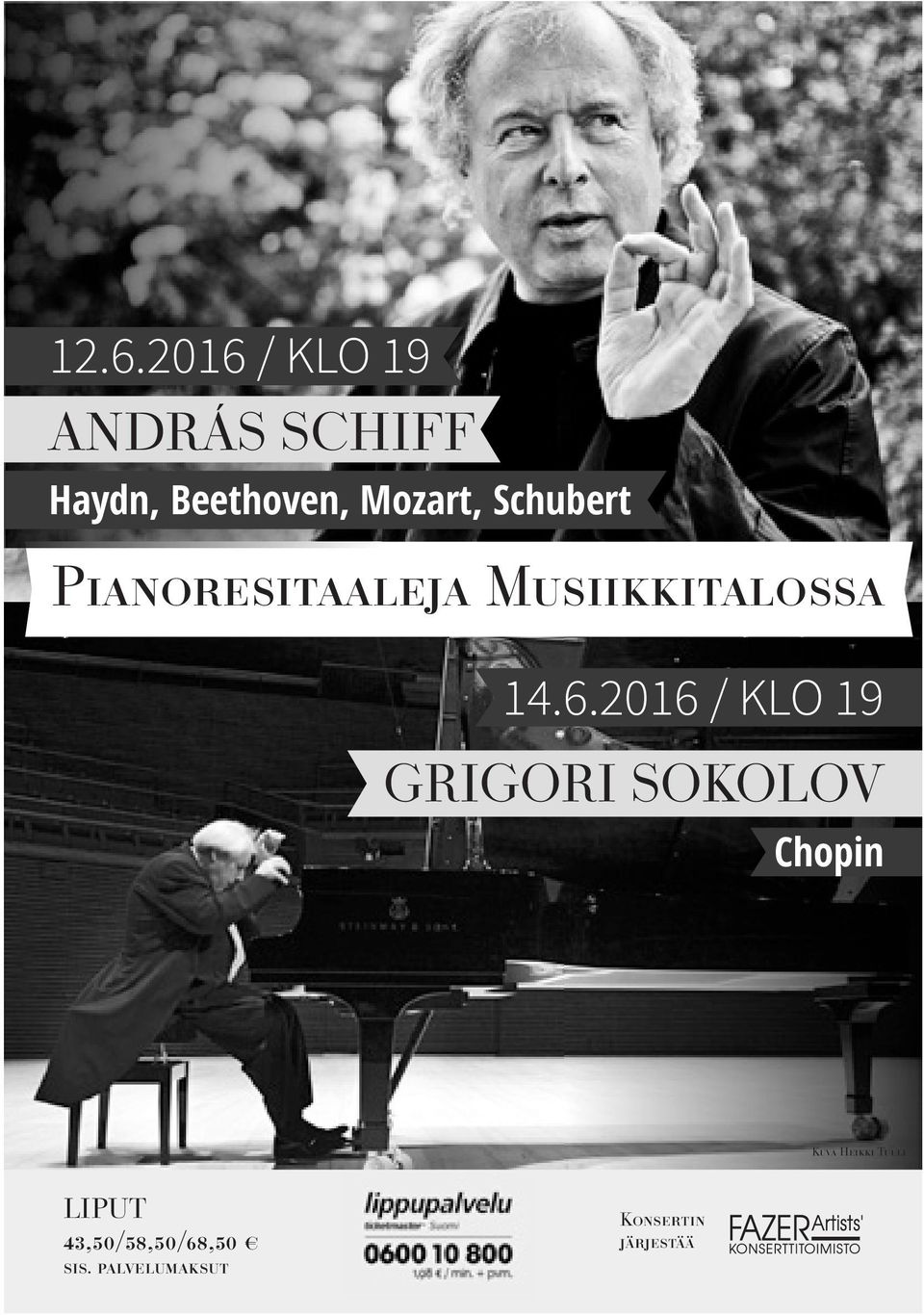 2016 / KLO 19 GRIGORI SOKOLOV Chopin Kuva Heikki Tuuli