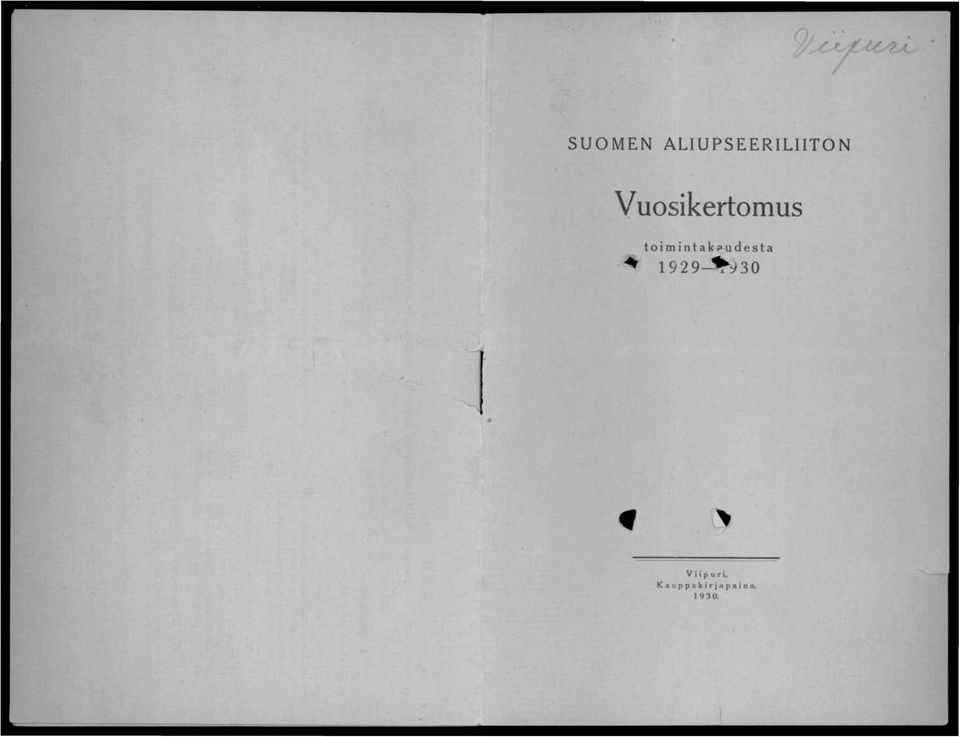 sta ~ 1 9 29~~ 30 ] Vi i puri,