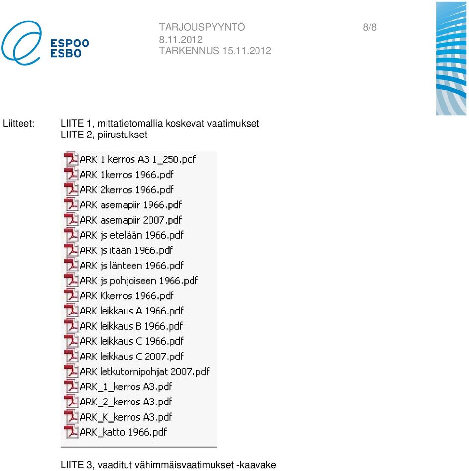 vaatimukset LIITE 2, piirustukset