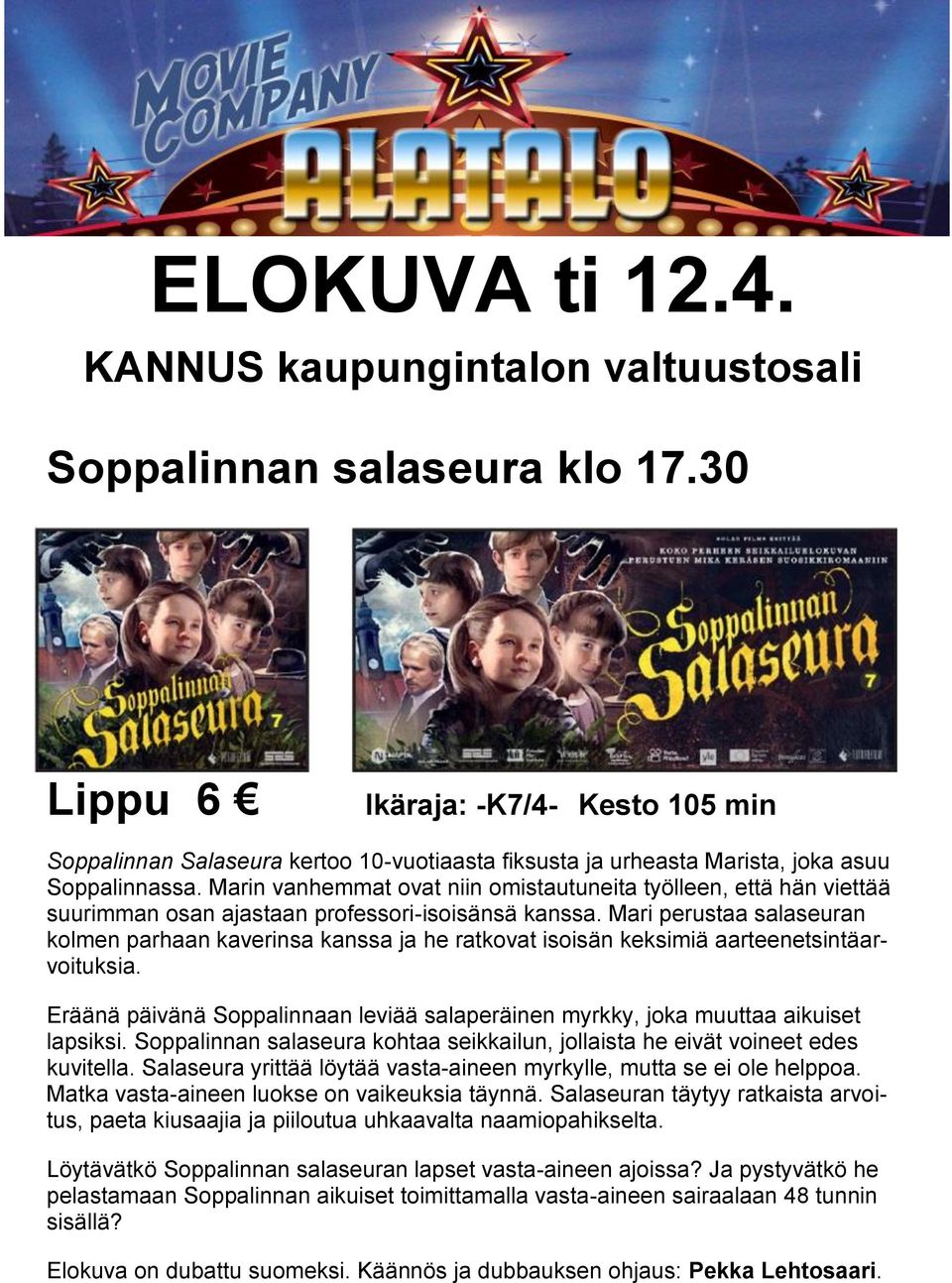 Marin vanhemmat ovat niin omistautuneita työlleen, että hän viettää suurimman osan ajastaan professori-isoisänsä kanssa.