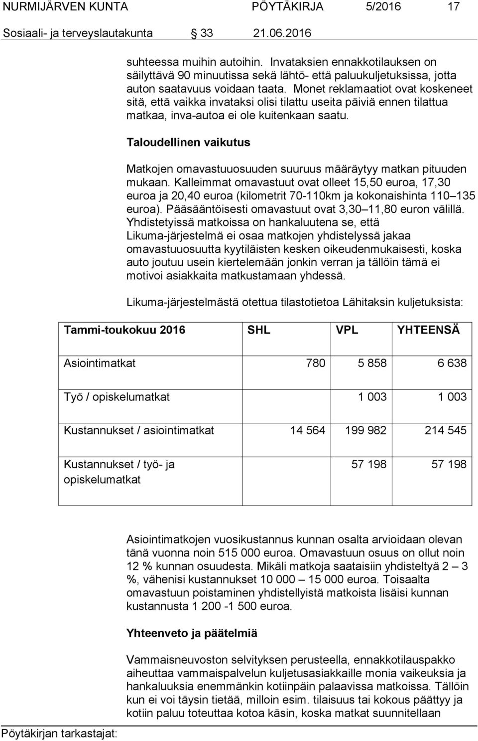 Monet reklamaatiot ovat koskeneet sitä, että vaikka invataksi olisi tilattu useita päiviä ennen tilattua matkaa, inva-autoa ei ole kuitenkaan saatu.