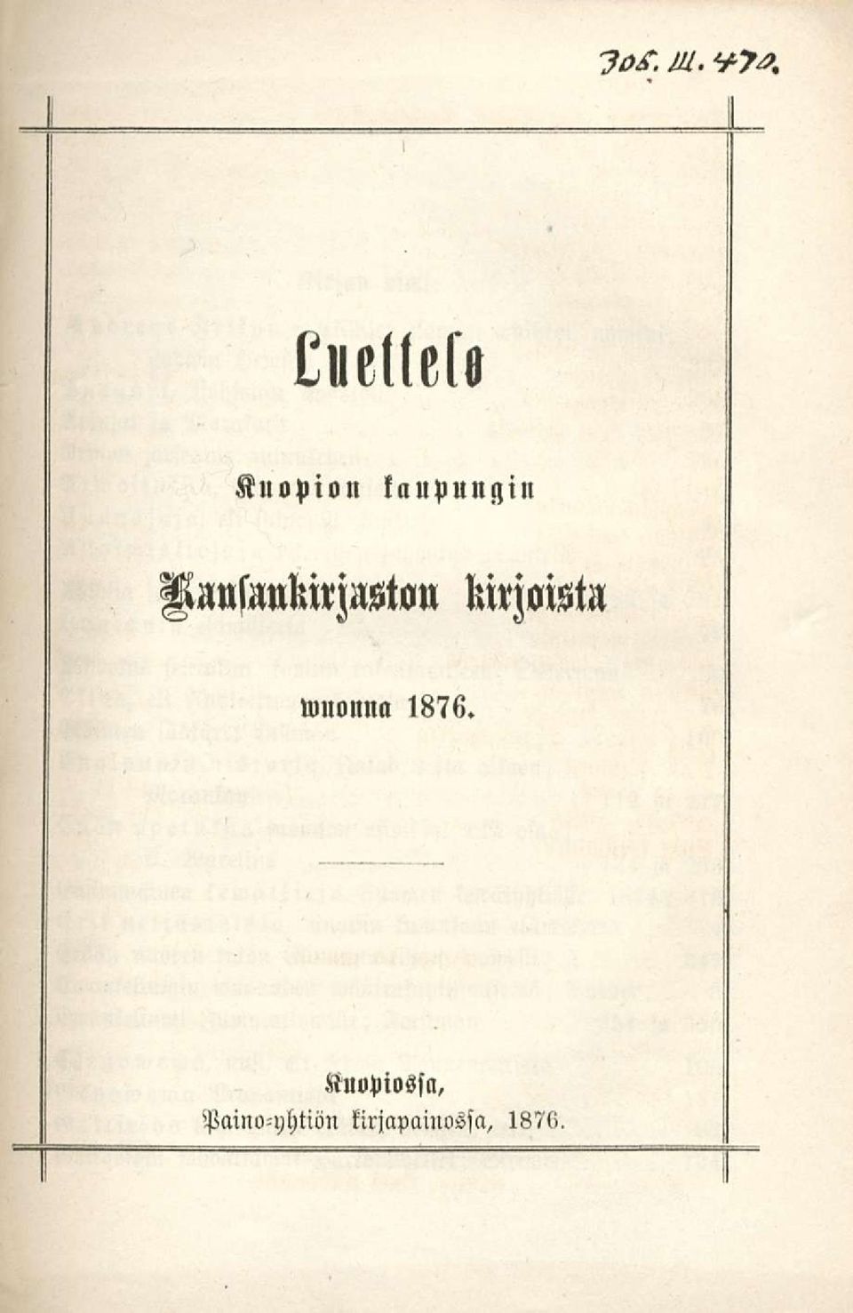 wuonnll 1876 Kuopiossa,