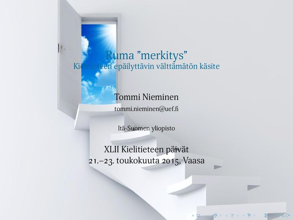 tomminieminen@ueffi Itä-Suomen yliopisto