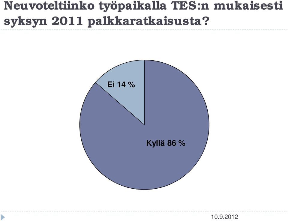 mukaisesti syksyn 2011