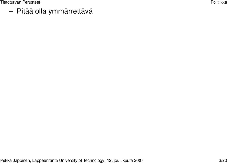 Lappeenranta University