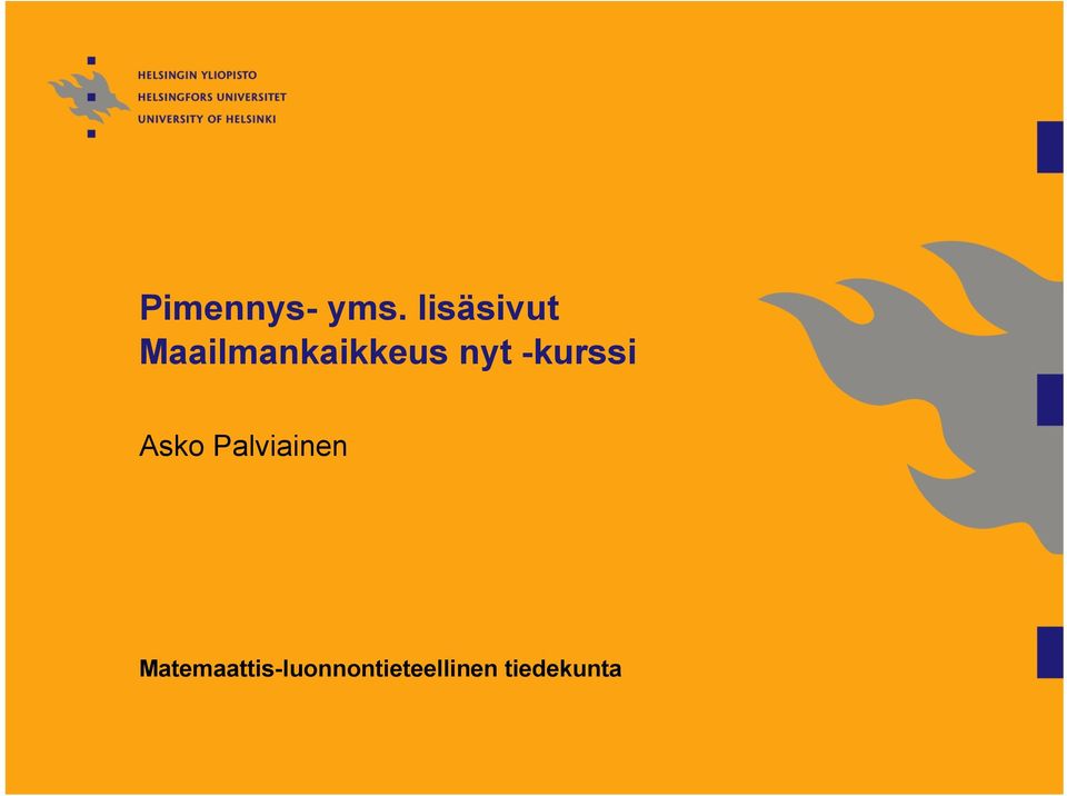 nyt -kurssi Asko Palviainen