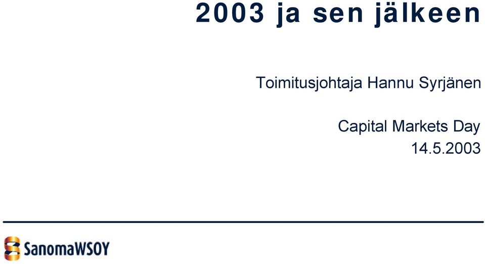 Toimitusjohtaja