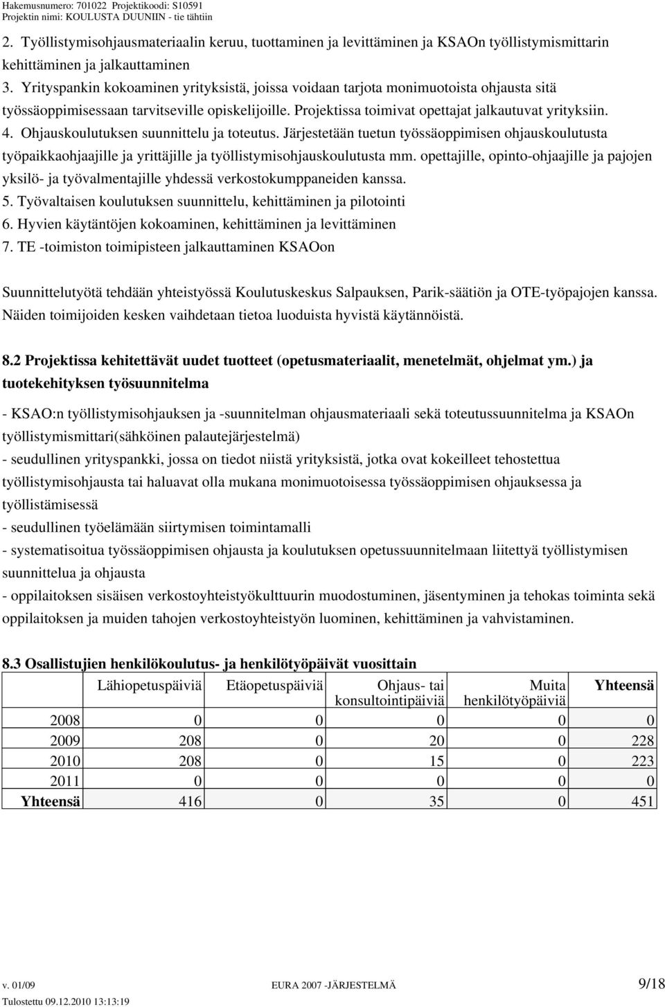 Ohjauskoulutuksen suunnittelu ja toteutus. Järjestetään tuetun työssäoppimisen ohjauskoulutusta työpaikkaohjaajille ja yrittäjille ja työllistymisohjauskoulutusta mm.