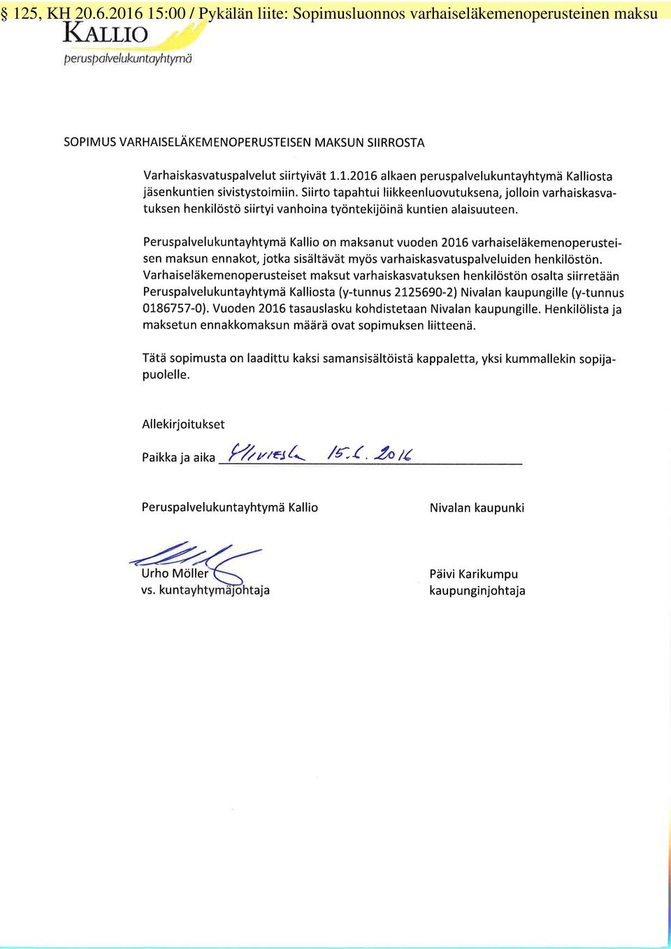 liite: Sopimusluonnos