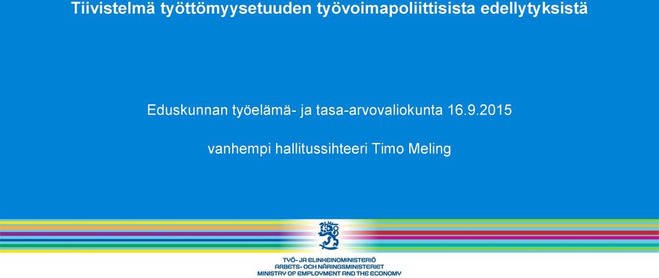 Eduskunnan työelämä- ja