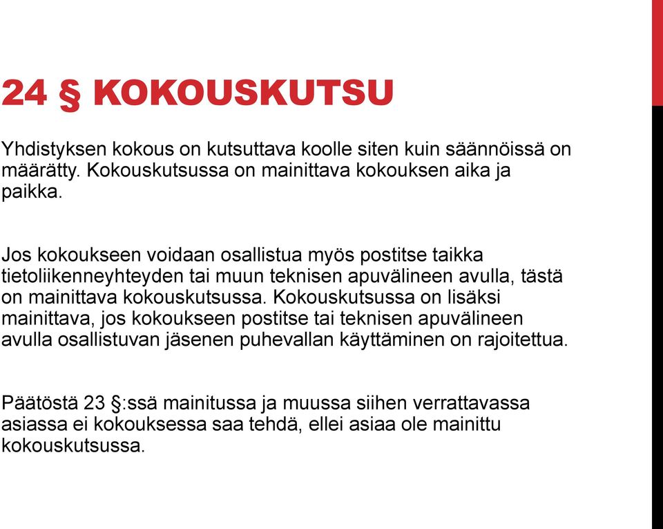 kokouskutsussa.