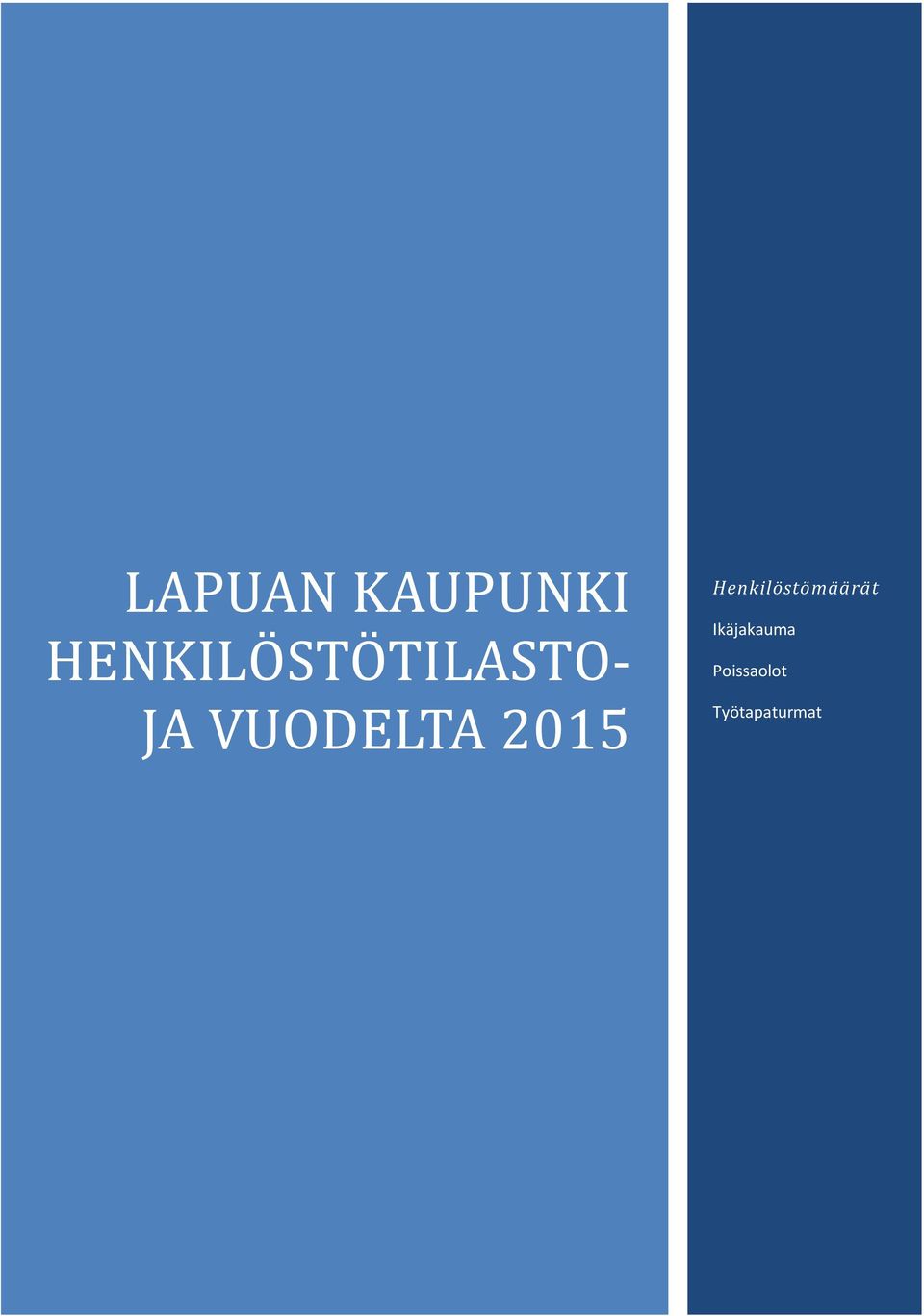 2015 Henkilöstömäärät