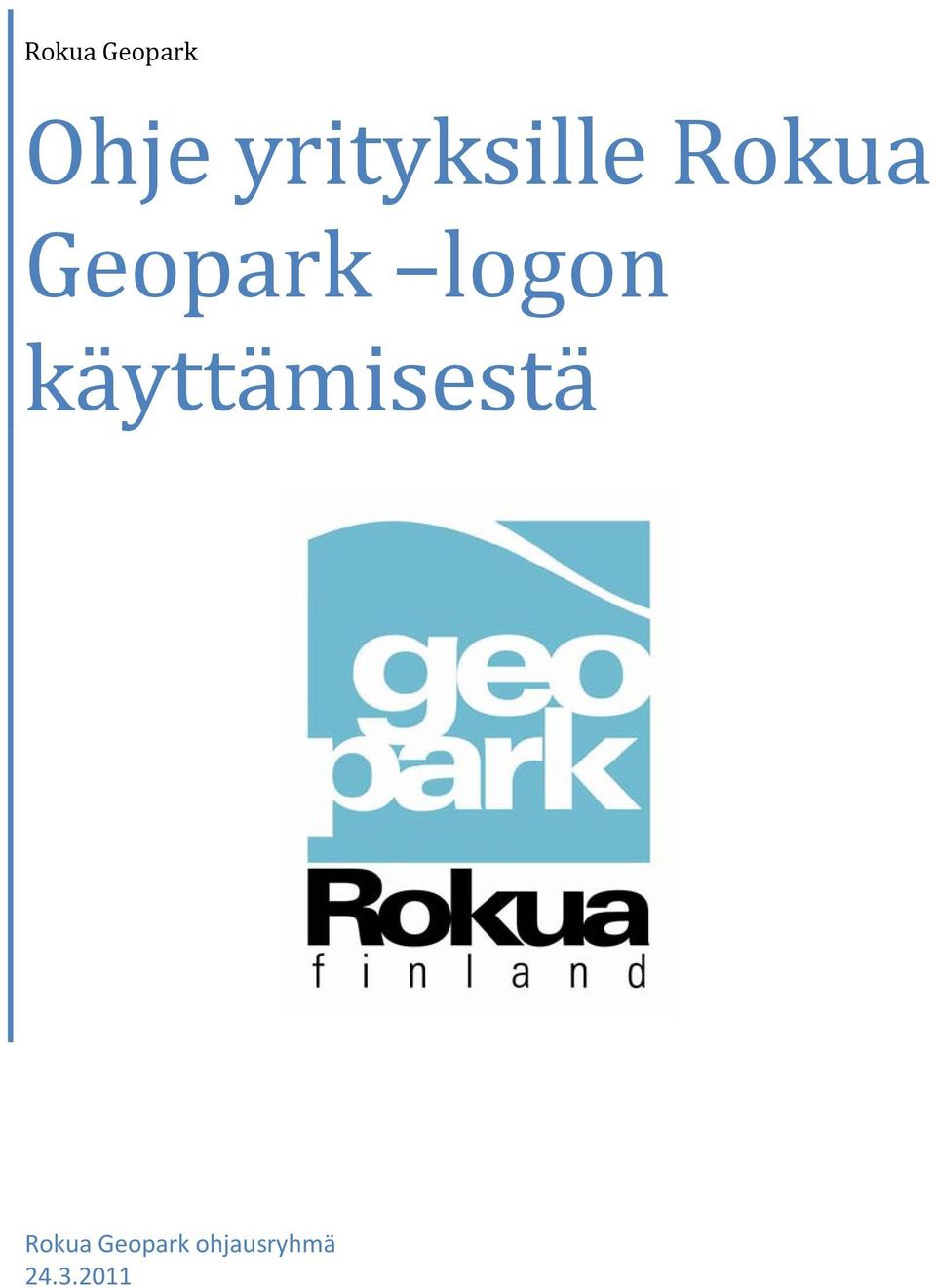 Geopark logon