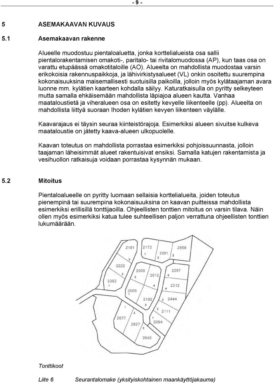 omakotitaloille (AO).