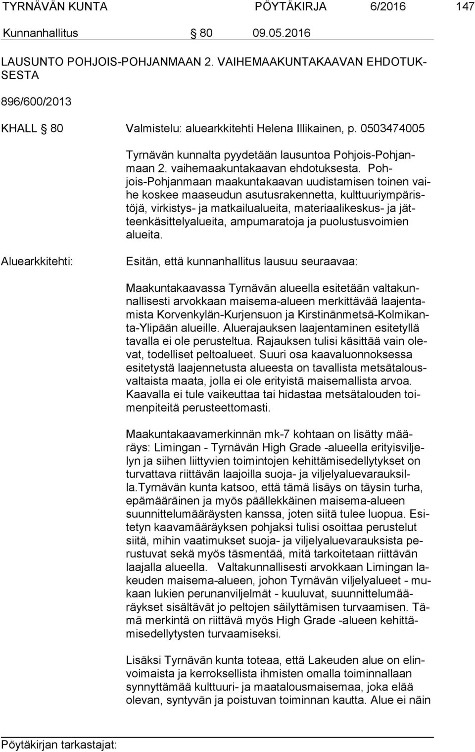 vaihemaakuntakaavan ehdotuksesta.