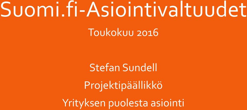 Toukokuu 2016 Stefan